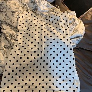 Polka dot mini dress